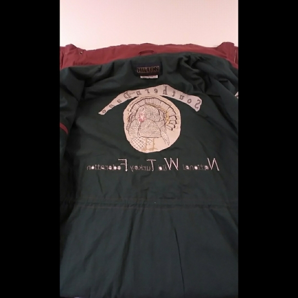 Hilton Active Apparel maroon coat NWTF Dane Co WI - Picture 7 of 13